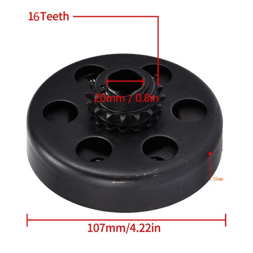 20mm 16t kart clutch 219 - 20mm, go