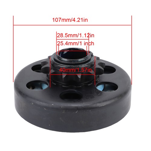 4mm bore centrifugal - 25.4mm,