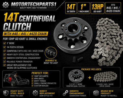 14t bore centrifugal clutch - 14t,